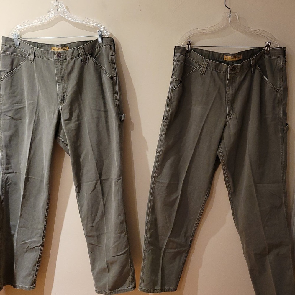Lee's Dungaree's Men's Green Carpenter Pants